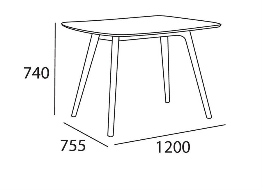 Arturo Josef Dining Table (1.2M)