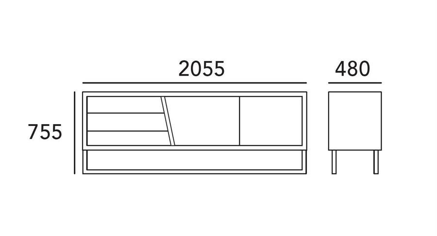 Arturo - Ozumi Sideboard/ Modern Design (FREE Shipping to West Malaysia)