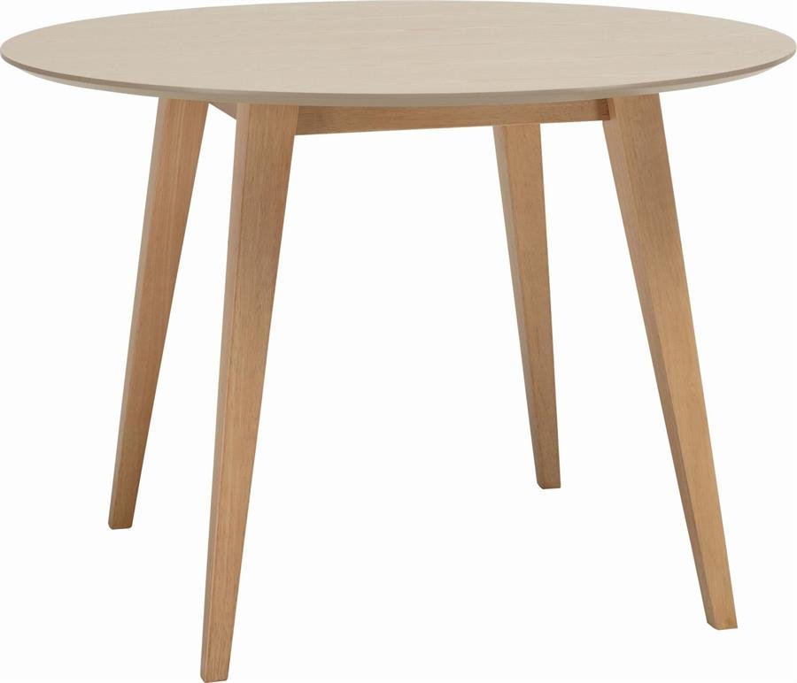 Arturo - Platon Round Dining Table (1.05M)/ Solid Wood Table (FREE Shipping to West Malaysia)