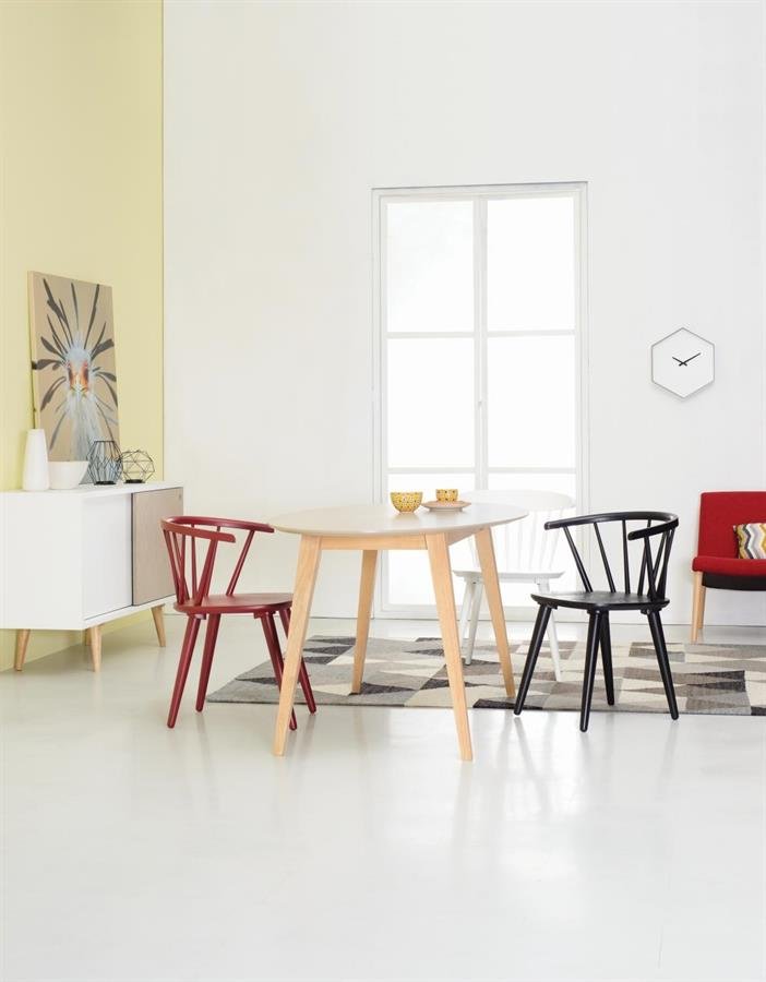 Arturo - Platon Round Dining Table (1.05M)/ Solid Wood Table (FREE Shipping to West Malaysia)