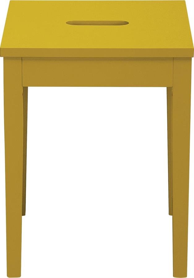 Arturo - Dama Stool/ Solid Wood Stool/ Square Stool/ Grey Stool/ Yellow Stool/ Blue Stool (FREE Shipping to West Malaysia)