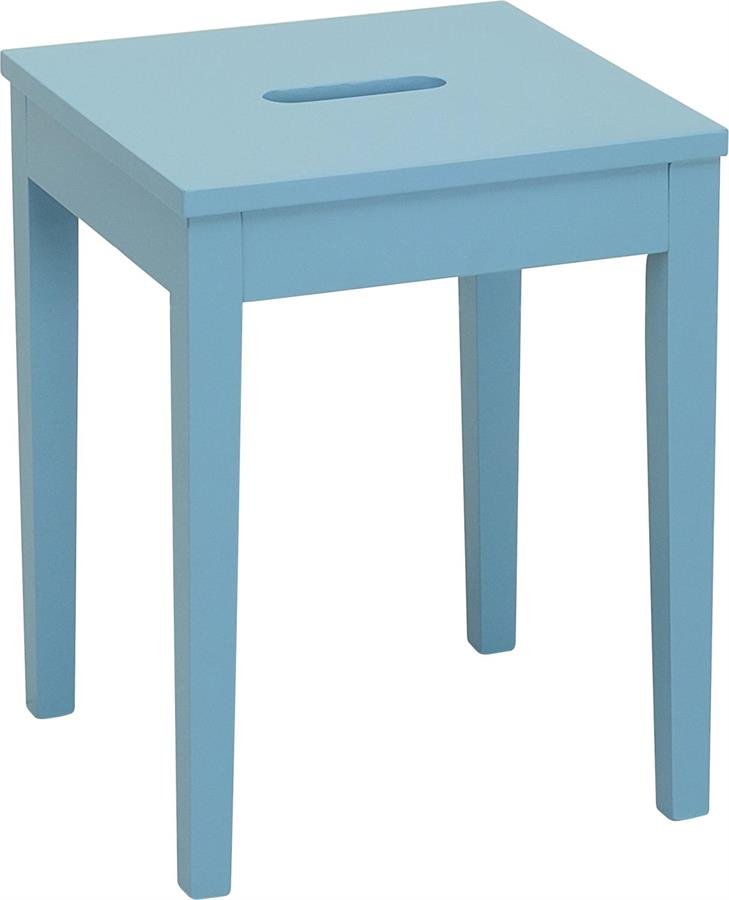 Arturo - Dama Stool/ Solid Wood Stool/ Square Stool/ Grey Stool/ Yellow Stool/ Blue Stool (FREE Shipping to West Malaysia)