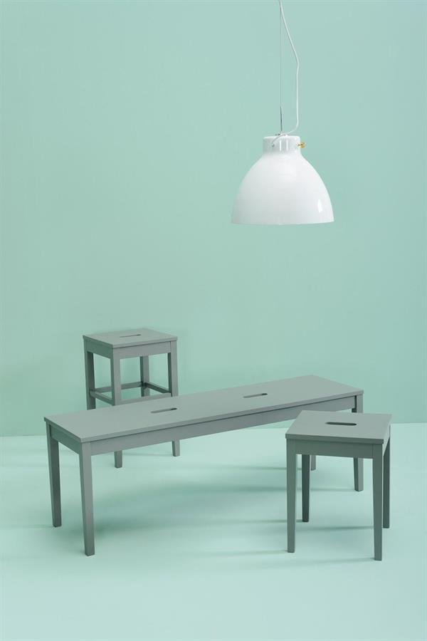 Arturo - Dama Counter Stool/ Solid Wood Stool/ Square Stool/ Counter Height Stool/ Grey Stool/ Yellow Stool/ Blue Stool (FREE Shipping to West Malaysia)