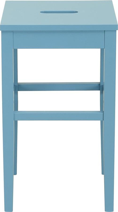 Arturo - Dama Counter Stool/ Solid Wood Stool/ Square Stool/ Counter Height Stool/ Grey Stool/ Yellow Stool/ Blue Stool (FREE Shipping to West Malaysia)