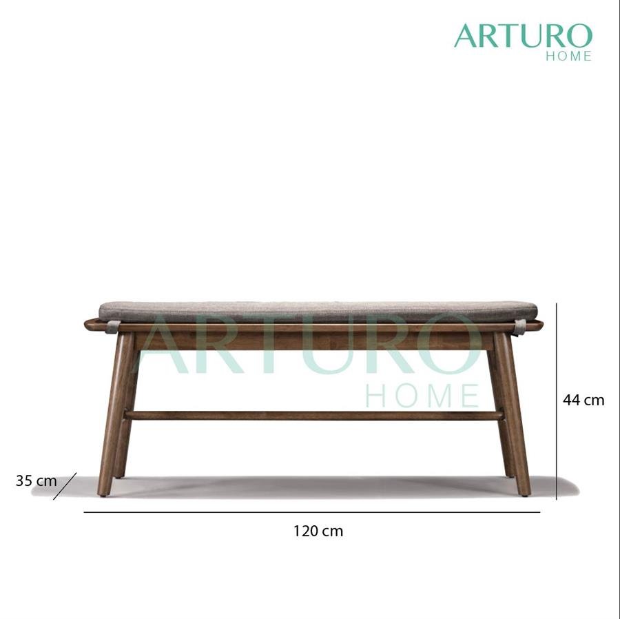 Arturo - Lucia + Seeta + Giorgio Dining Set/ Dining Table/ Dining Bench/ Dining Chairs/ Dining Room/ Solid Wood (FREE Shipping to West Malaysia)