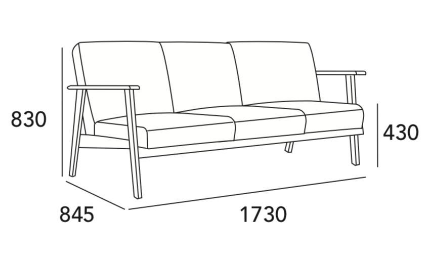 Arturo Sigrid Sofa Set (1+2+3 seaters)