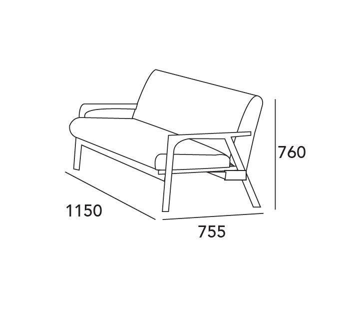 Arturo Tome Sofa Set (1+2+3 Seaters) + Coffee Table