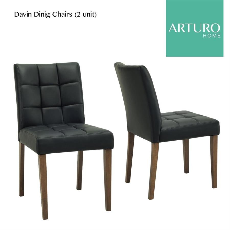 Arturo - Davin Dining Chairs (set of 2)/ Fabric Chairs/ Solid Wood Chairs (FREE Shipping to West Malaysia)