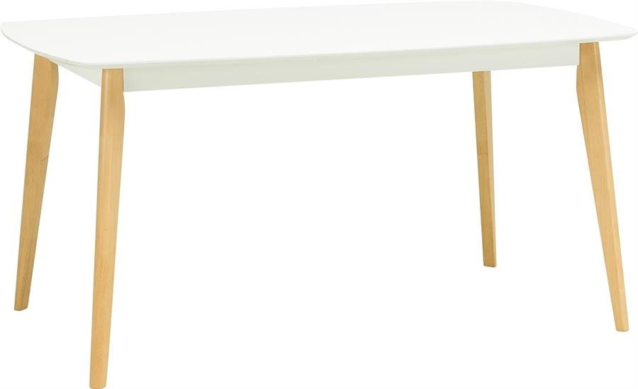 Arturo - Arthur + Davin Dining Set (1.5M) (1 table + 4 chairs)/ Solid Wood Table/ Solid Wood Chairs/ Fabric Chairs (FREE Shipping to West Malaysia)