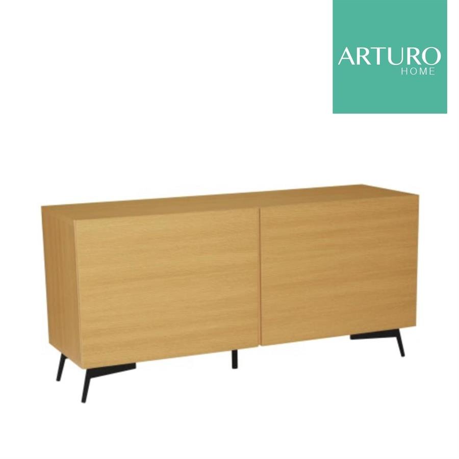 Arturo - Akon Sideboard/  (1.54M)/ Oak Color/ Walnut Color (FREE Shipping to West Malaysia)