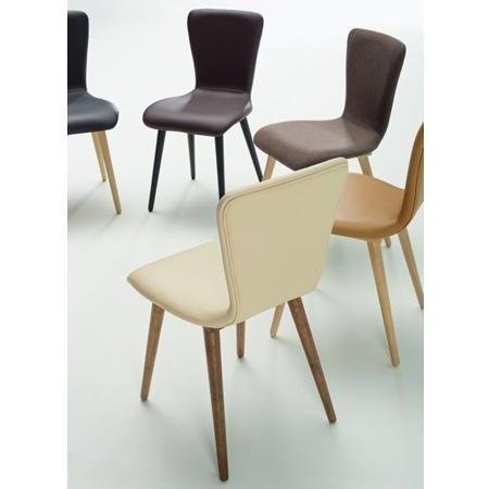 Arturo - Valley Dining Chairs (Set of 2)/ Fabric Chairs/ PVC Chairs/ Solid Wood Chairs (FREE Shipping to West Malaysia)