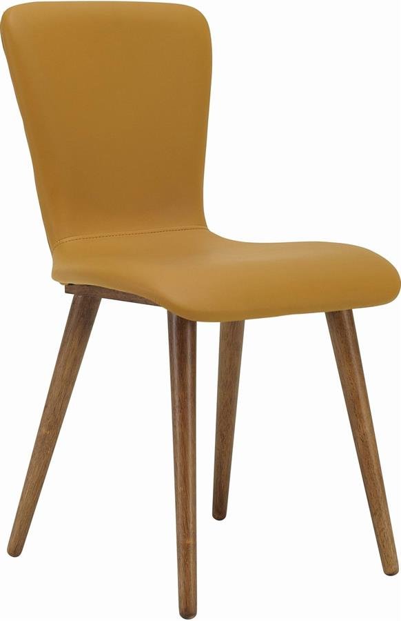 Arturo - Valley Dining Chairs (Set of 2)/ Fabric Chairs/ PVC Chairs/ Solid Wood Chairs (FREE Shipping to West Malaysia)