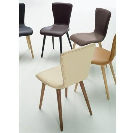 Arturo - Valley Dining Chairs (Set of 2)/ Fabric Chairs/ PVC Chairs/ Solid Wood Chairs (FREE Shipping to West Malaysia)