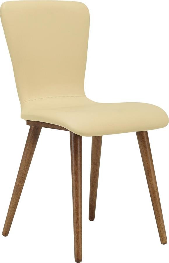 Arturo - Valley Dining Chairs (Set of 2)/ Fabric Chairs/ PVC Chairs/ Solid Wood Chairs (FREE Shipping to West Malaysia)