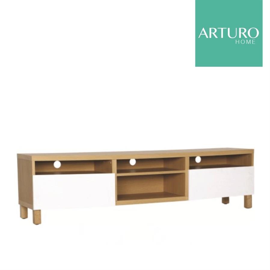 Arturo Gordy TV Console (1.8M)/ TV Cabinet/ Wooden TV Cabinet/ Media Unit/ Modern TV Cabinet (FREE Shipping to West Malaysia)