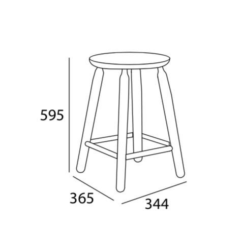 Arturo Orgo Counter Stool