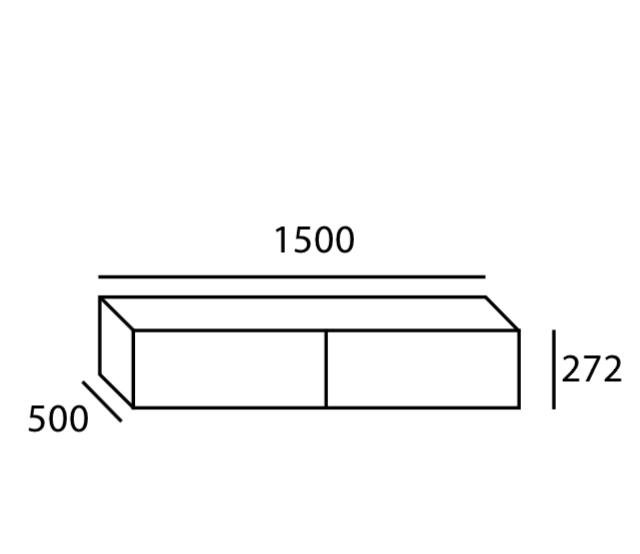Arturo - Vito TV Console/ TV Cabinet/ Entertainment Unit (1.5M) FREE Shipping to West Malaysia