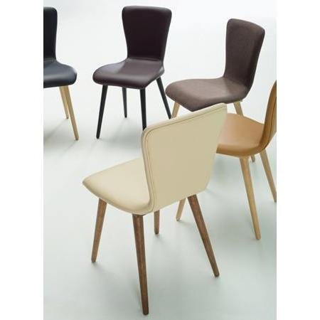 Arturo - Valley Dining Chairs (Set of 2)/ Fabric Chairs/ PVC Chairs/ Solid Wood Chairs (FREE Shipping to West Malaysia)