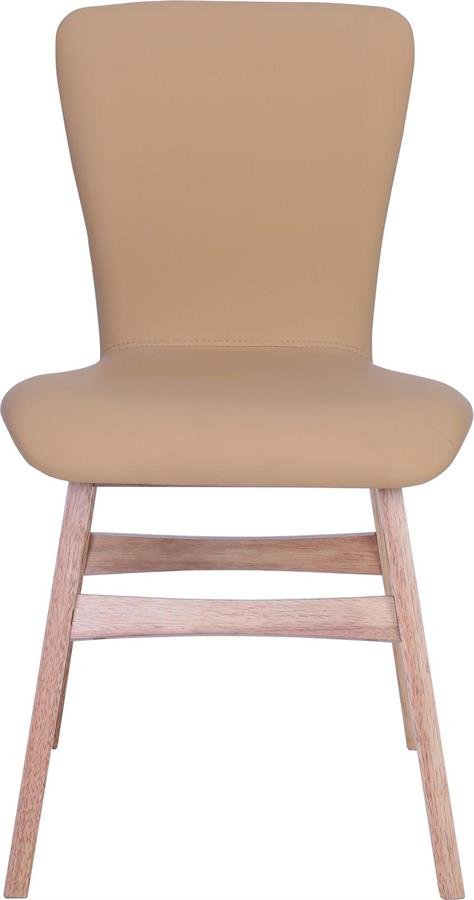 Arturo - Valley Dining Chairs (Set of 2)/ Fabric Chairs/ PVC Chairs/ Solid Wood Chairs (FREE Shipping to West Malaysia)