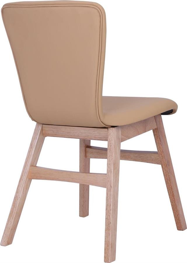 Arturo - Valley Dining Chairs (Set of 2)/ Fabric Chairs/ PVC Chairs/ Solid Wood Chairs (FREE Shipping to West Malaysia)