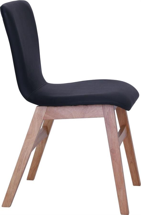 Arturo - Valley Dining Chairs (Set of 2)/ Fabric Chairs/ PVC Chairs/ Solid Wood Chairs (FREE Shipping to West Malaysia)