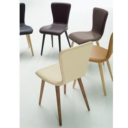 Arturo - Valley Dining Chairs (Set of 2)/ Fabric Chairs/ PVC Chairs/ Solid Wood Chairs (FREE Shipping to West Malaysia)