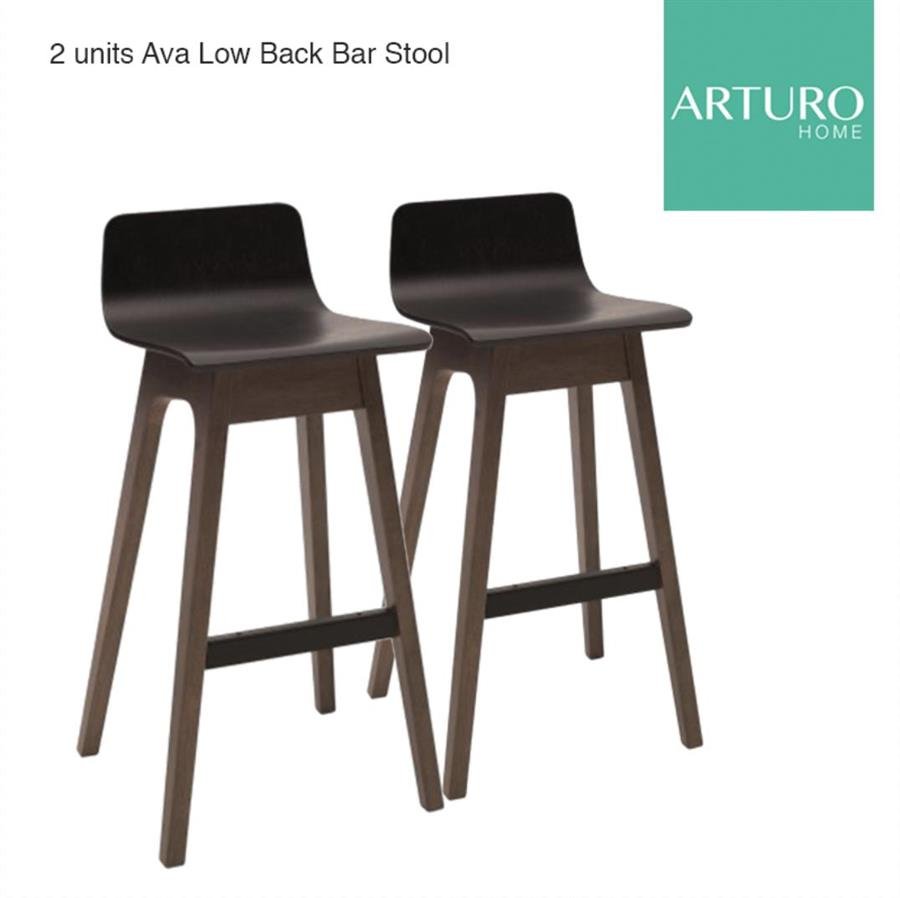 Arturo Ava Low Back Bar Stool (2 units)