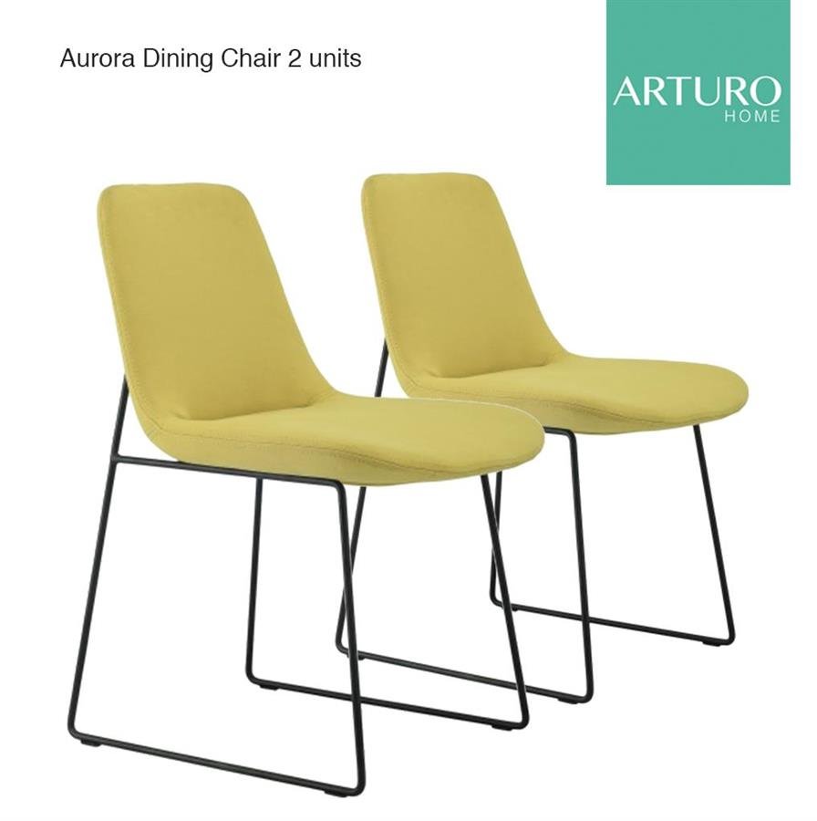 Arturo - Aurora Dining Chairs (2 pieces)/ Side Chair/ Fabric Chair/ Modern Chair (FREE Shipping to West Malaysia)