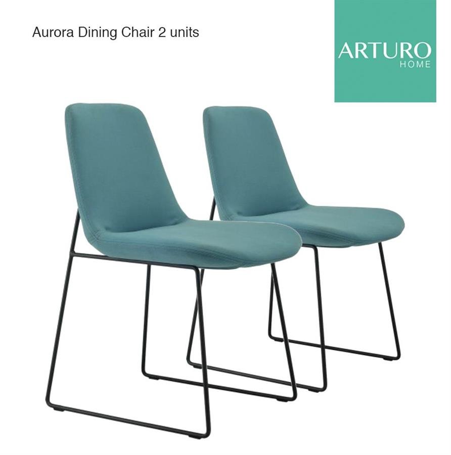Arturo - Aurora Dining Chairs (2 pieces)/ Side Chair/ Fabric Chair/ Modern Chair (FREE Shipping to West Malaysia)