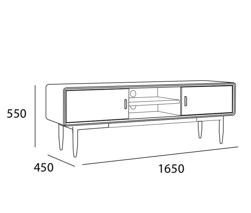 Arturo - Binder TV Console (1.65M) FREE Shipping to West Malaysia