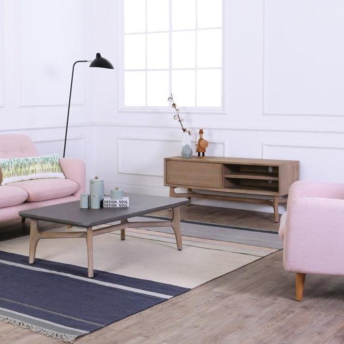 Arturo - Gabbie TV Console (1.3M)/ Solid Wood TV Cabinet (FREE Shipping to West Malaysia)