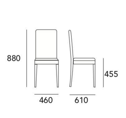 Arturo Cube Dining Chair (2 pieces)