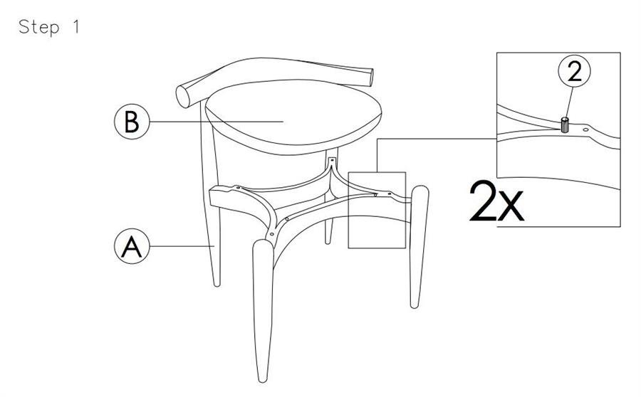Arturo Konya Dining Chair (2 pieces)