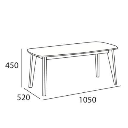 Arturo - Arthur High Coffee Table/ Rectangle Table/ Solid Wood Table (FREE Shipping to West Malaysia)