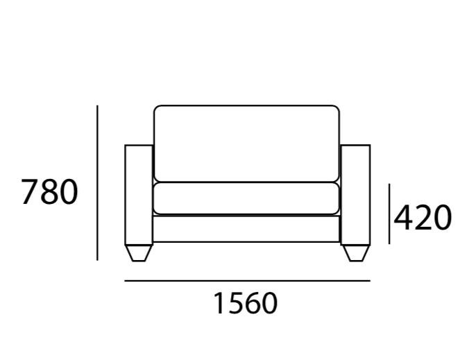 Arturo Carmelo 2-Seater Sofa