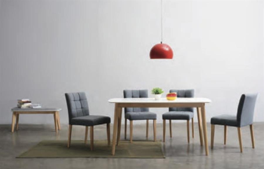 Arturo - Arthur Dining Table (1.5m) / Solid Wood Table/ Rectangle Table (FREE Shipping to West Malaysia)
