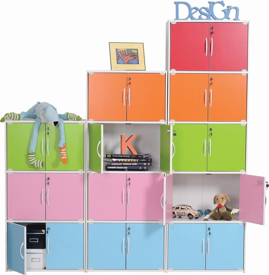 Arturo Codey 6 Door Storage Box with Lock