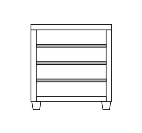 Arturo Hasting 2 Door Shoe Cabinet (Small)