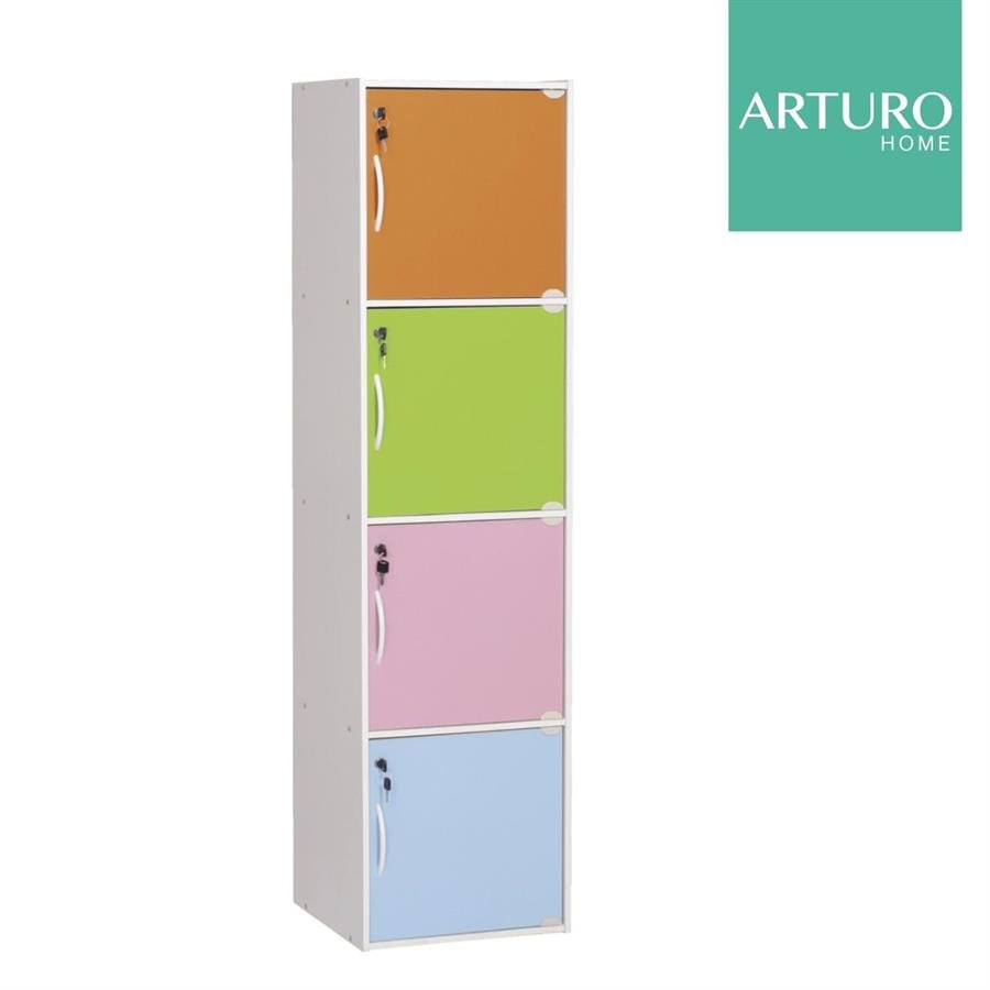 Arturo Codey 4 Door Storage Box with Lock