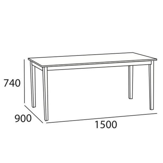 Arturo Paco Dining Table (1.5m)