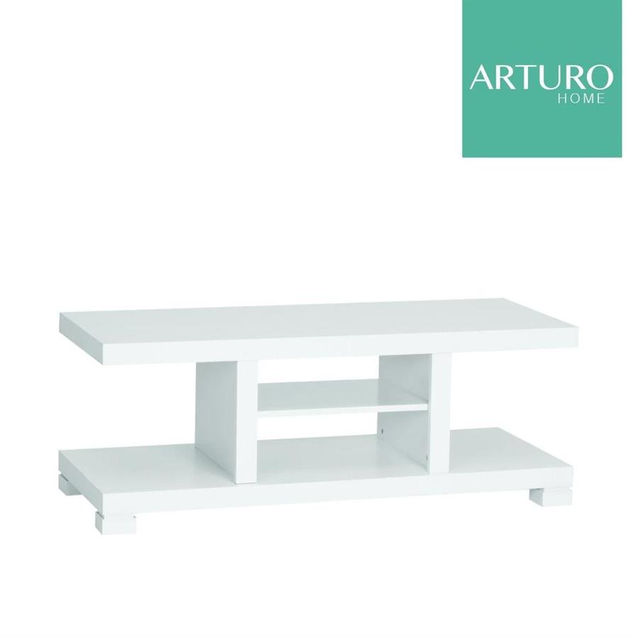 Arturo - Toby TV Cabinet (1.2m)/ TV Console/ Media Unit/ White and Black Colour Options
