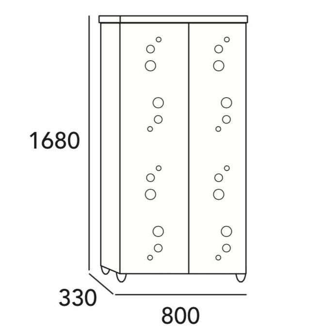 Arturo FABIO 4 Door Shoe Rack