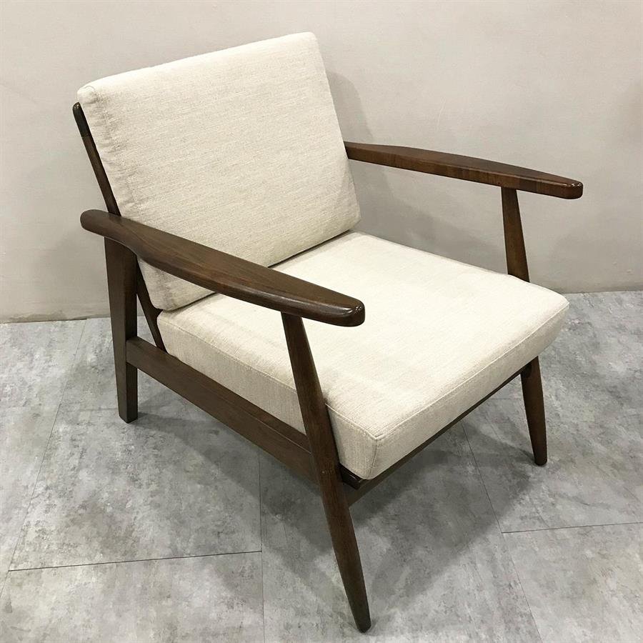 Arturo - Engan 1 Seater Sofa/ Sofa Set/ Arm Chair/ Fabric Sofa/ Solid Wood Sofa/ Mid-century/ Retro (FREE Shipping to West Malaysia)