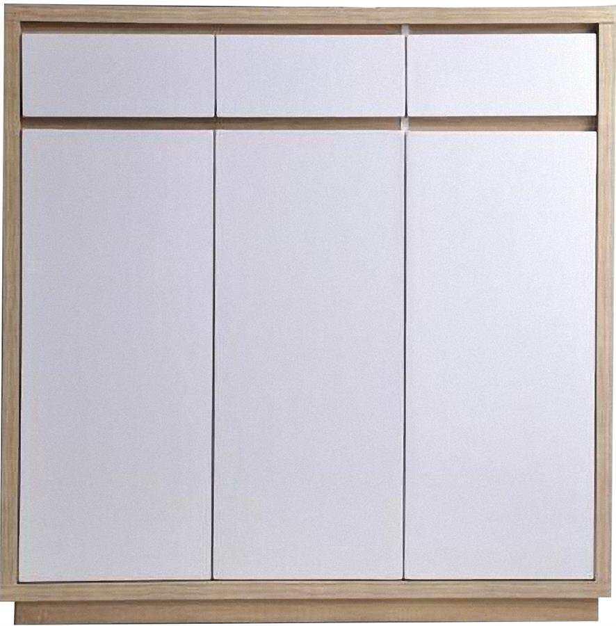 Arturo . - Alva 3 Door Shoe Cabinet with Drawer