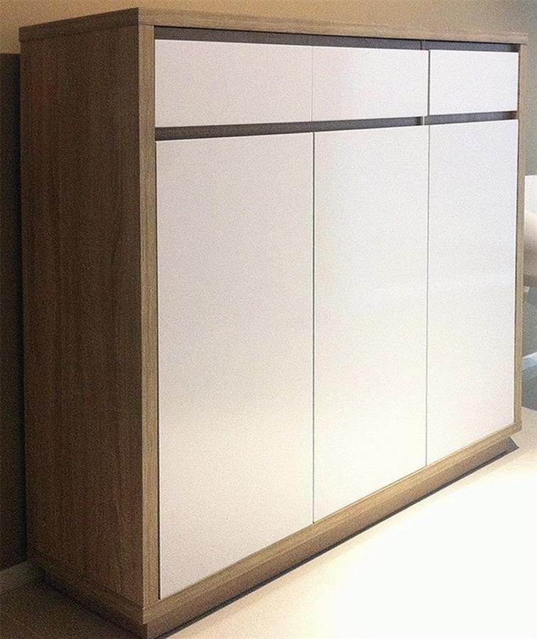 Arturo . - Alva 3 Door Shoe Cabinet with Drawer