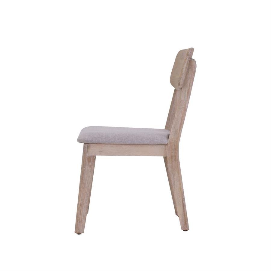 Arturo - Gabbie Dining Chair (Set of 2) Solid Wood Chair/ Fabric Chair (FREE Shipping to West Malaysia)