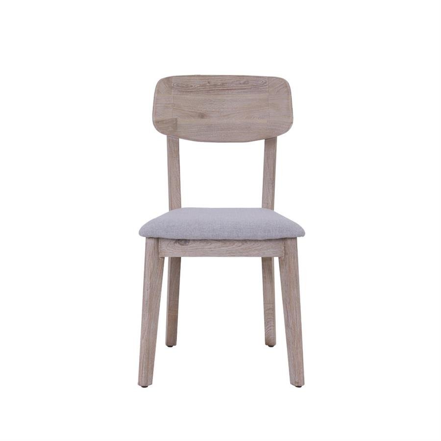 Arturo - Gabbie Dining Chair (Set of 2) Solid Wood Chair/ Fabric Chair (FREE Shipping to West Malaysia)