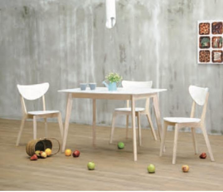 Arturo - Arthur Dining Table (1.2M) / Solid Wood Table/ Rectangle Table (FREE Shipping to West Malaysia)