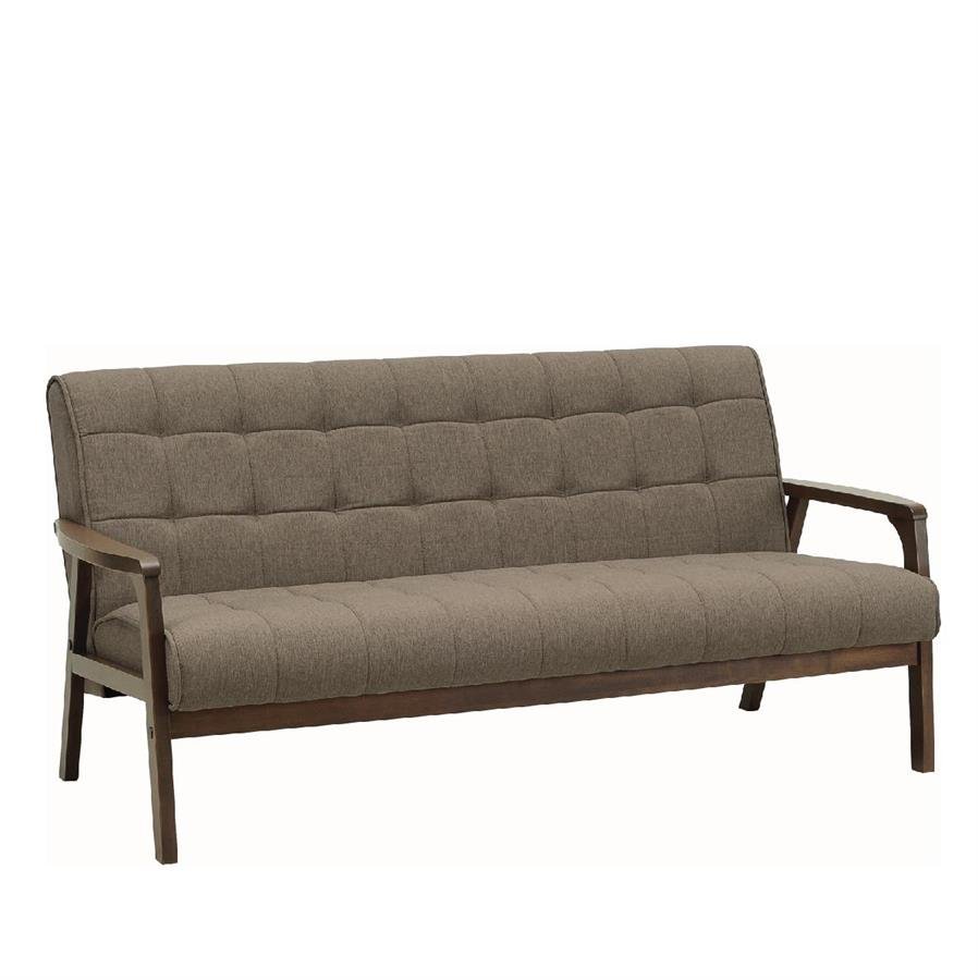 Arturo Tucson 1 + 2 + 3 Seater Sofa Set / Solid Wood/ Black Synthetic