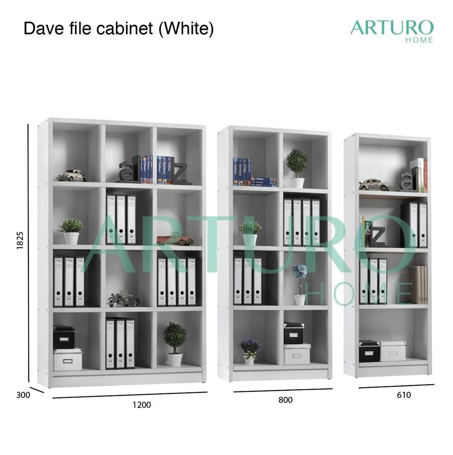 Arturo Dave File Cabinet (80cm) (Assorted Colour)